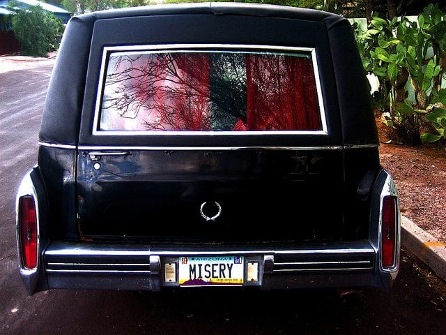 Kars4Kids misery-hearse