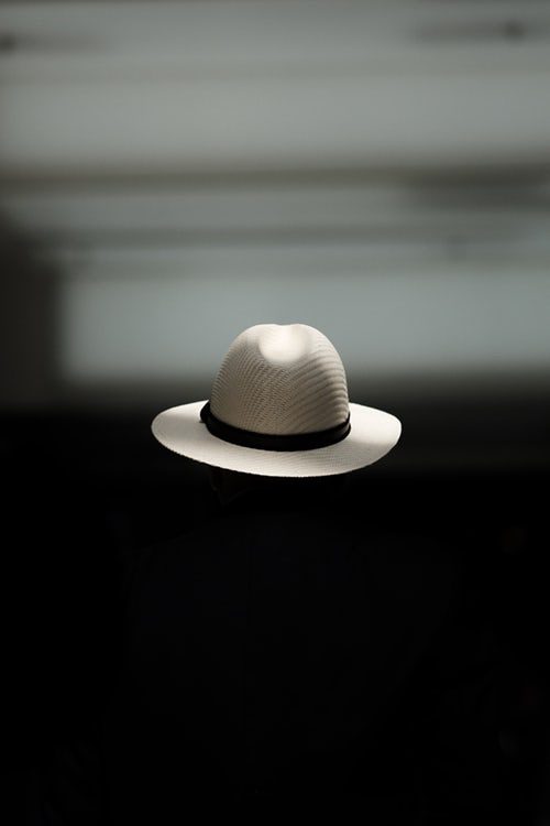 hat in space, isolated