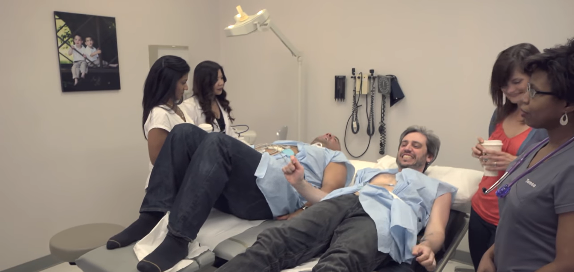 Two Men Go Through Simulated Labor, Wives High Five