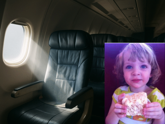 Kate Mouland AI airplane cabin sunbeam