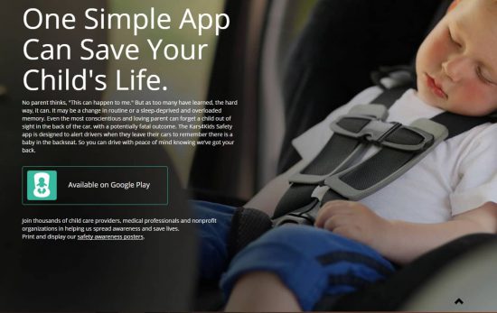 Kars4Kids Safety App, Forgotten Baby Syndrome, FBS