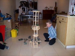  tower, building with Kapla