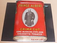 "Prince Albert Cigarettes" by Alex Israel Licensed under CC BY-SA 3.0 via Wikimedia Commons - http://commons.wikimedia.org/wiki/File:Prince_Albert_Cigarettes.JPG#/media/File:Prince_Albert_Cigarettes.JPG