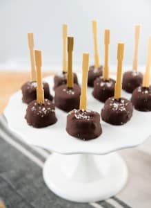 Chocolate Covered Banana Bites