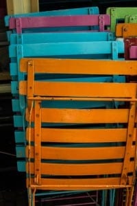 stacking chairs