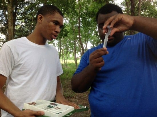 After School STEM Program - Soil Test conducted at The Hill at Sims Greenway Houston Texas (courtesy) 