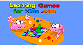 Learning Games for Kids website screenshot