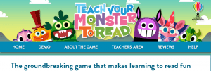 Teach your monster to read website screenshot