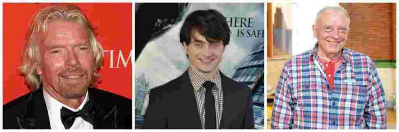 David Branson, Daniel Radcliffe, and photographer David Bailey all have DCD