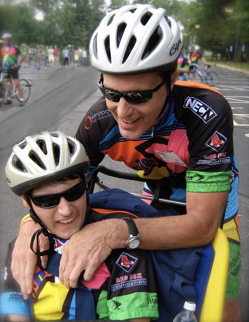 A father's love: Steven Gardner and his son Graham